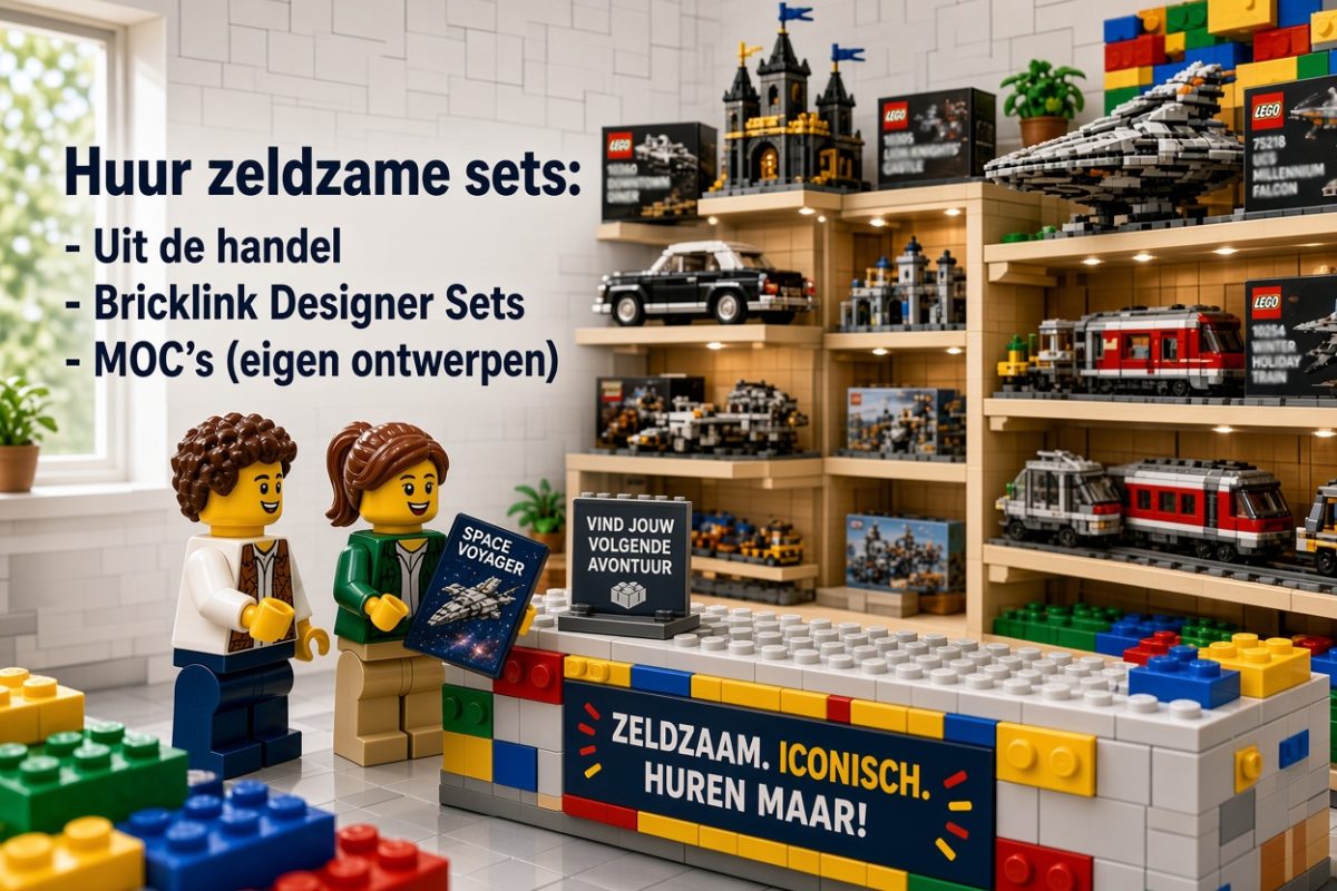 Zeldzame LEGO sets huren? Bij Bricks 4 U kan het.